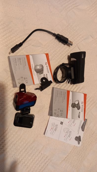 Iluminações bicicleta Sigma recarregáveis