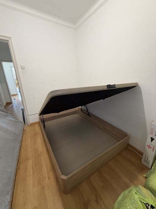 Cama sommier + colchão