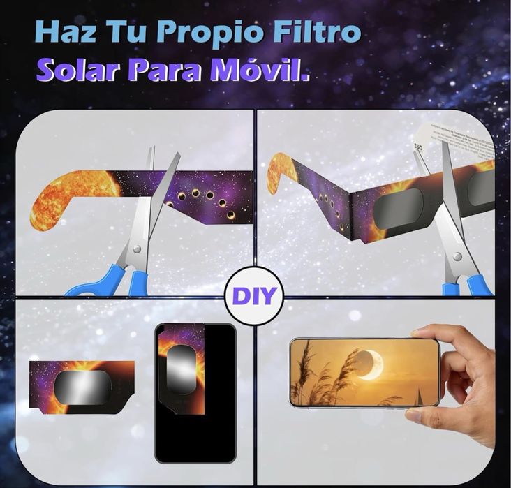 Oculos eclipse solar