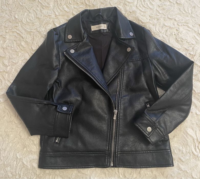 Дитяча куртка з еко-шкіри