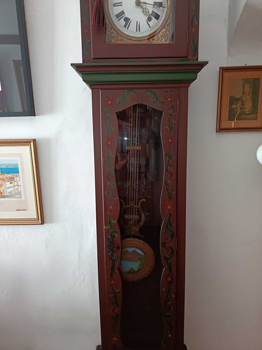 Relógio de Caixa Alta - Francês - A Funcionar e Completo - 245cm