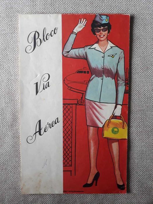 Vintage notepad: Vintage 'Via Aérea' notebook in very good condition