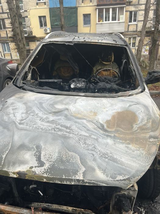 Авто після пожежі хюндай іх35 hyundаi