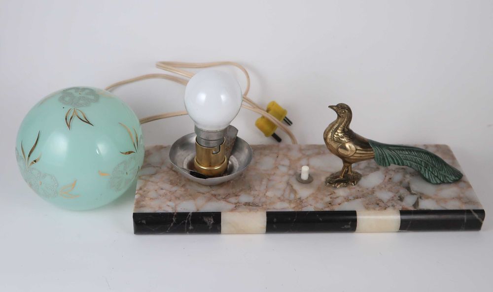 Candeeiro de mesa antigo Art Deco (Ref. 2)