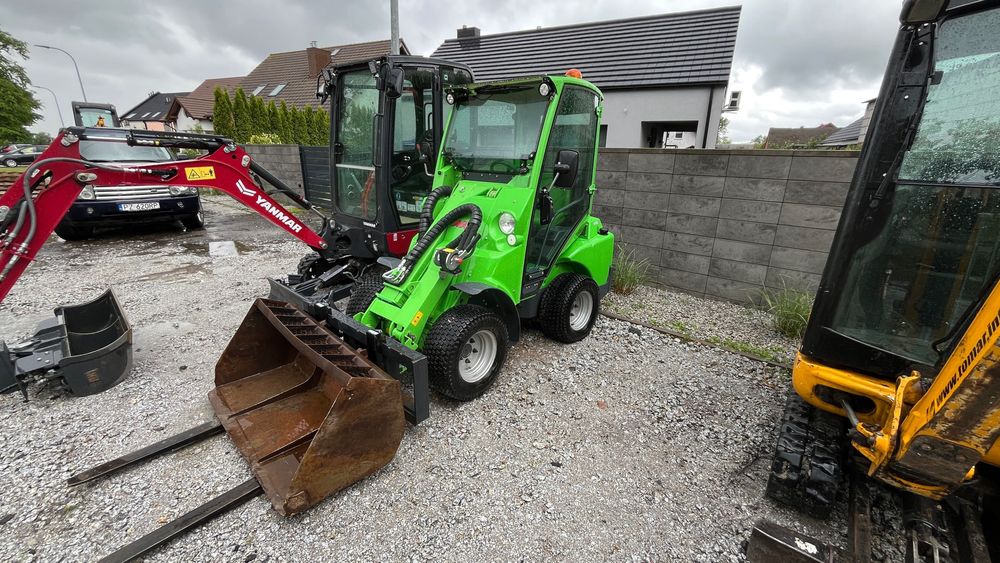 Minikoparka koparka mini ładowarka AVANT najem wynajem usługi 24h/7 FV