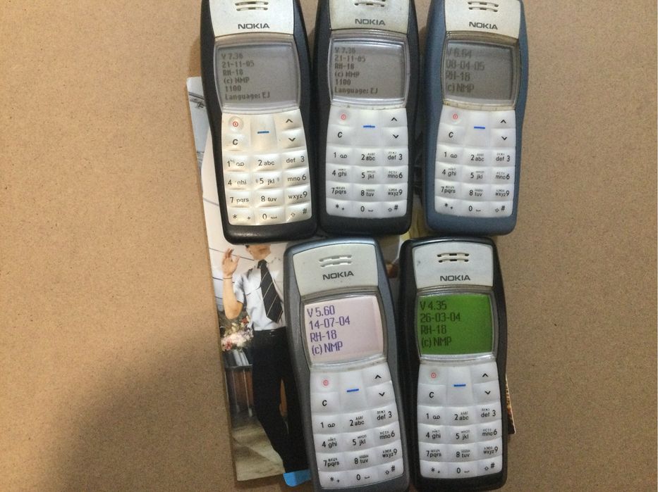 Нокия 1100,1200,1600,2600.