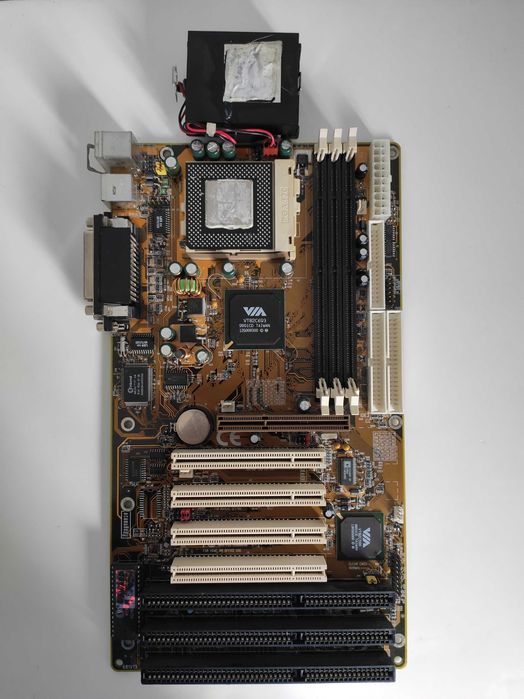 Motherboard + Intel Celeron + Fan | RetroTech | Colecionador | Vintage