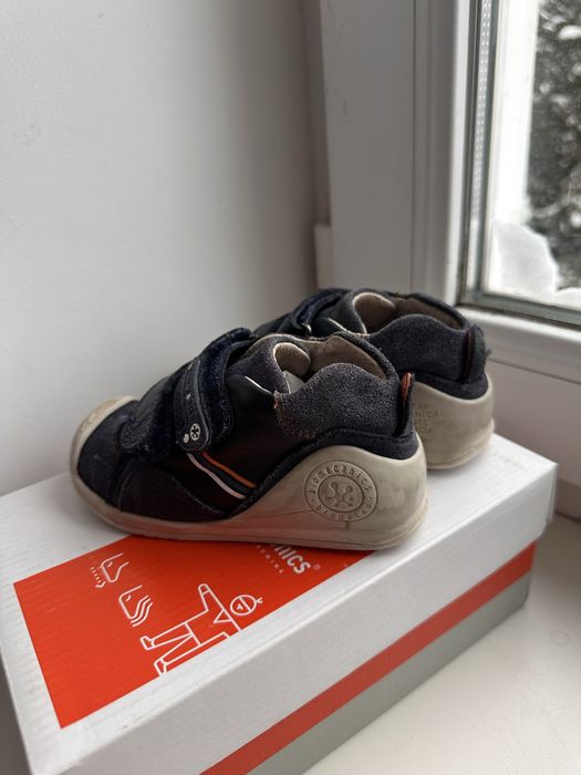 Дитячі шкіряні  кросівки, черевики Biomecanics 23 розмір