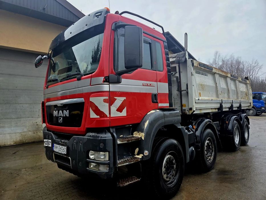 MAN TGS 35.480  8x4 Meiller Hydroburta wywrotka