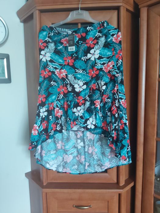 Piekna spódnica kwiaty hiszpanka