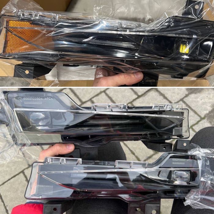 Tesla model 3 Y туманки (USA , EU) денні ходові вогні ДХО DRL лінза