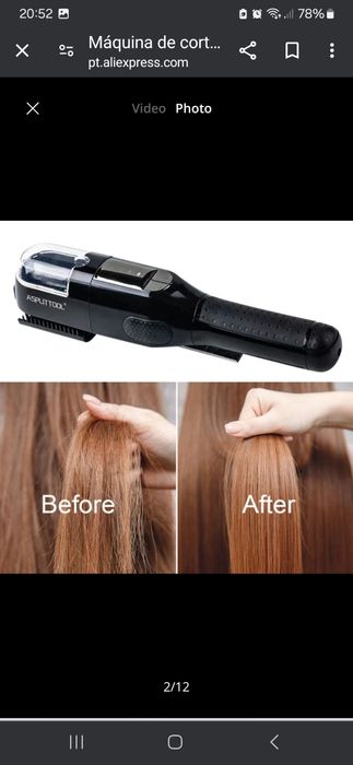 Máquina aparador de pontas