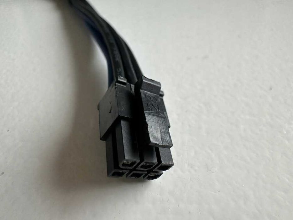 2x kabel zasilający PCIe PCI-Express 6-pin kart graficznych do Apple Mac Pro/PowerMac G5