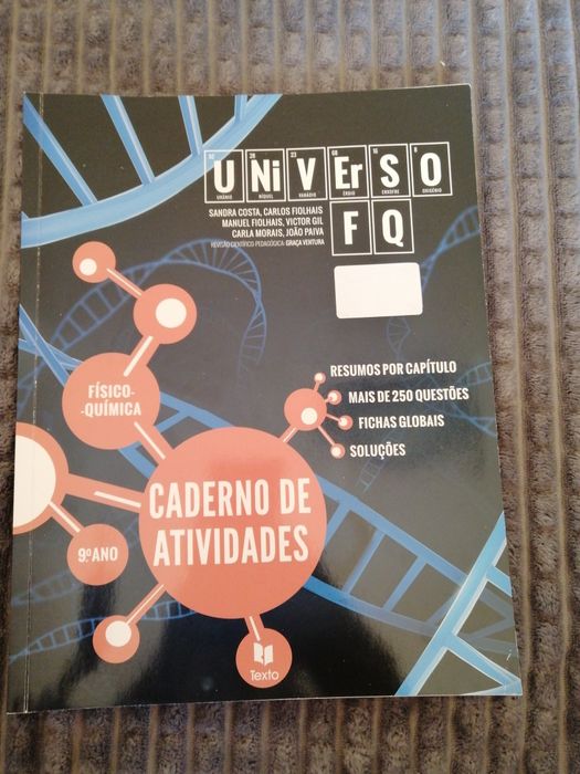 Cadernos de atividade - Fisico-Quimica 9°ano (universo FQ) 2 em1*