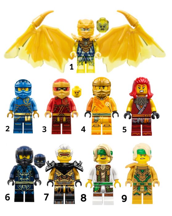 Lego ninjago ніндзяго мініфігурки