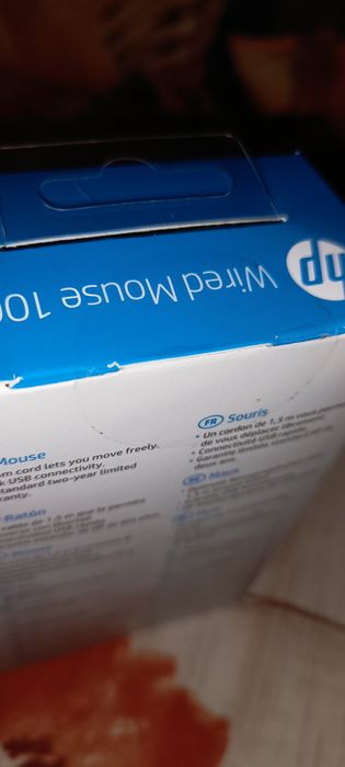 Mouse (Rato PC) HP® 1000, com fio.( Novo e selado )