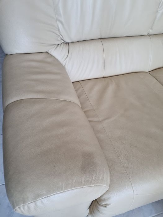 2 sofas couro - vendo separado também