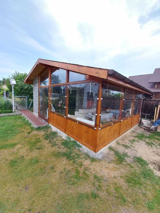 М'які вікна-штори для альтанки/тераси