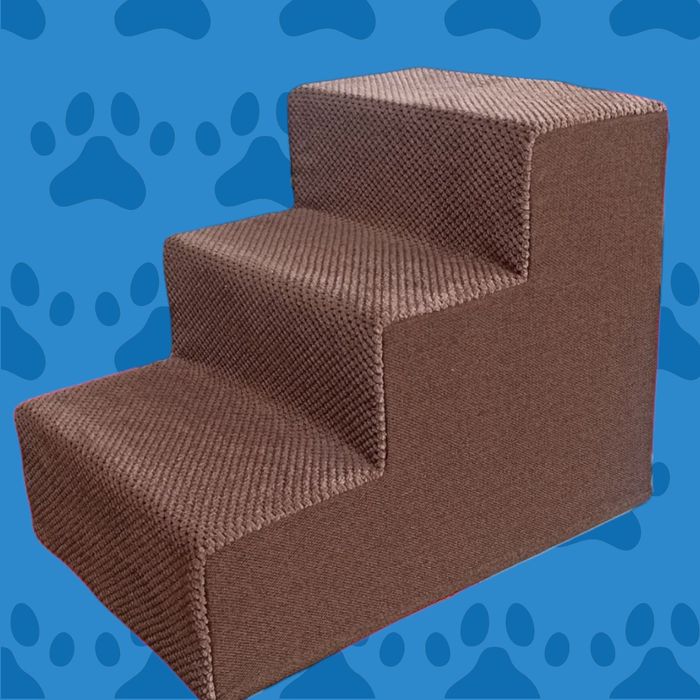 Коричневі сходинки для мопсів та інших собачок – чудовий аксесуар для