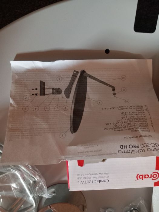 Antena satelitarna NC+ nowa