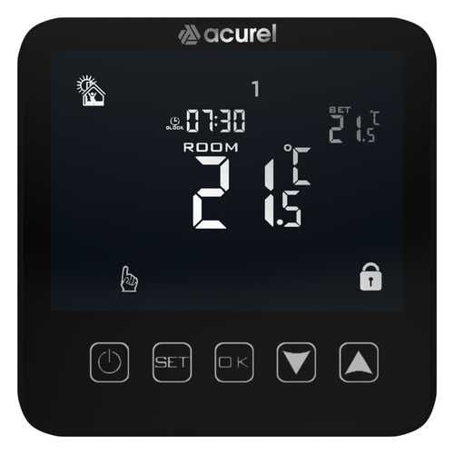 Termostat Acurel ogrzewanie elektryczne podłogówka  + czujnik