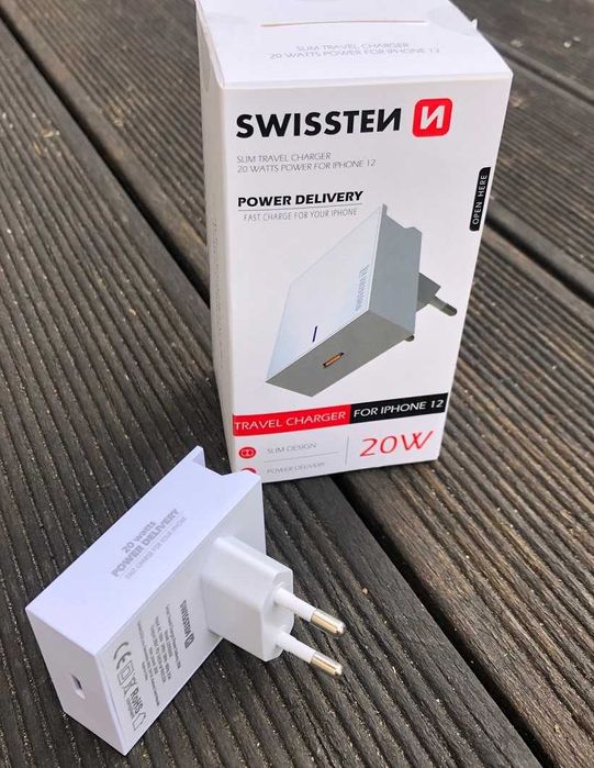 Szybka Ładowarka Sieciowa SWISSTEN USB-C PD 20W * Video-Play Wejherowo