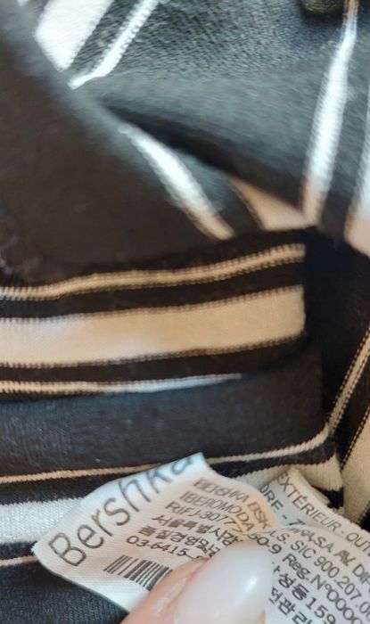Kombinezon Bershka długi w paski r. M