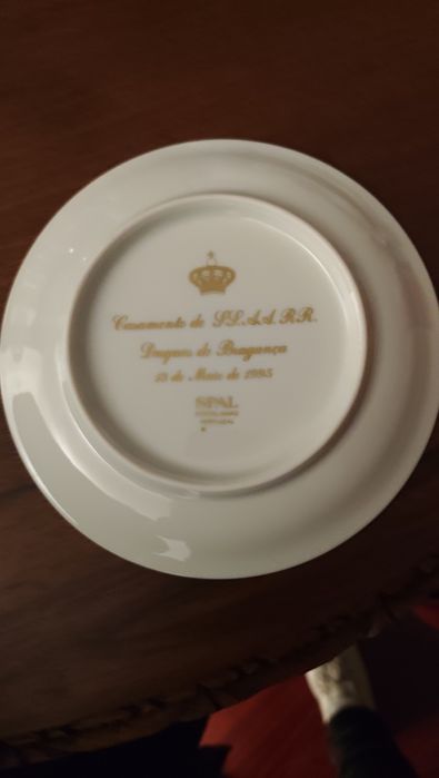 Prato casamento duques de Bragança