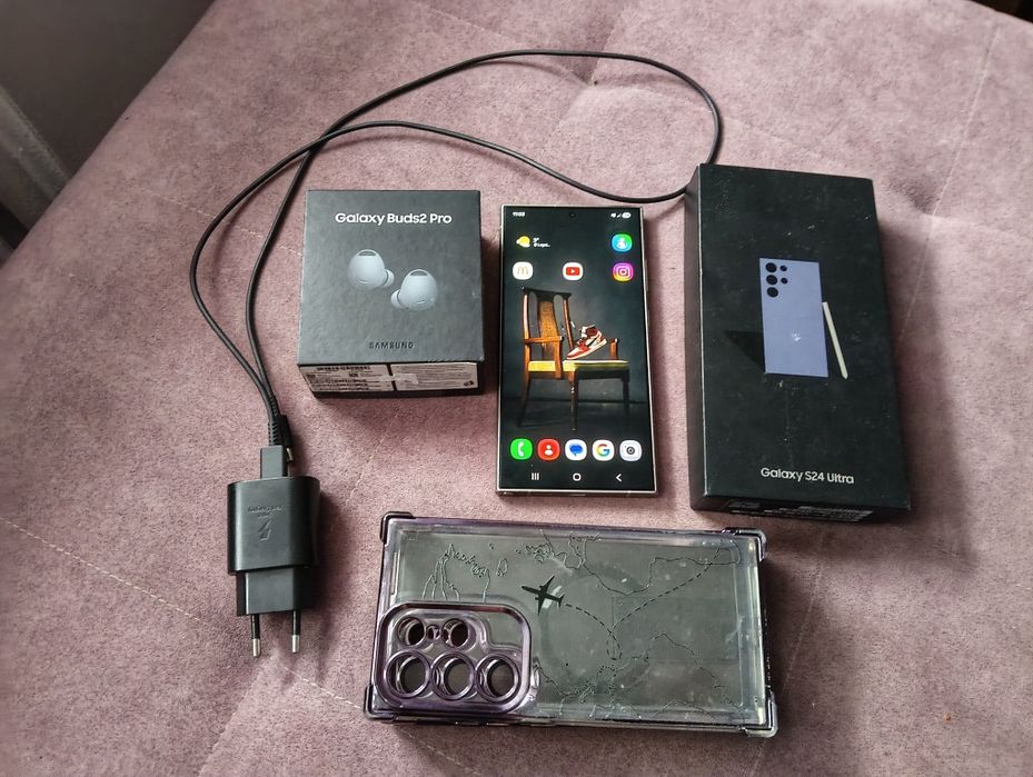 S24 ultra 512gb/ 12 GB Ramu + Słuchawki buds Pro 2 .
