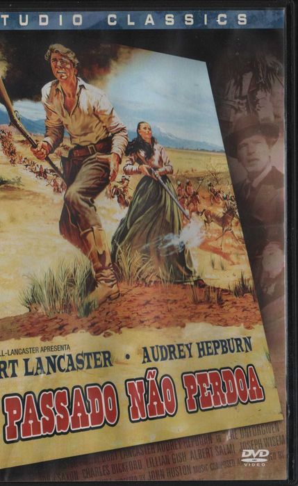 Dvd O Passado Não Perdoa - western - Burt Lancaster/ Audrey Hepburn