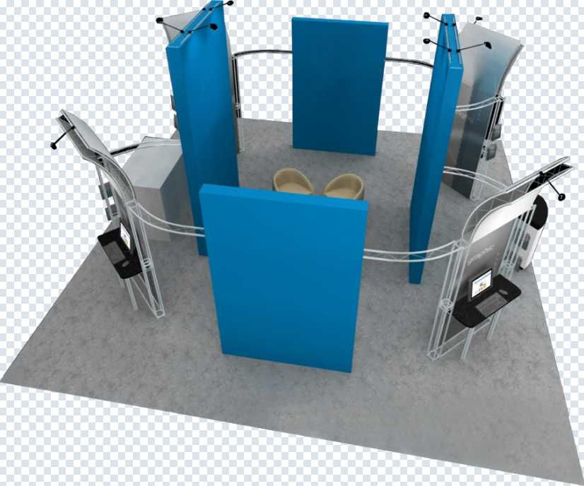 Lote stands modulares Skyline Exhibits — 44 volumes, 8.100 kg — 22.000€