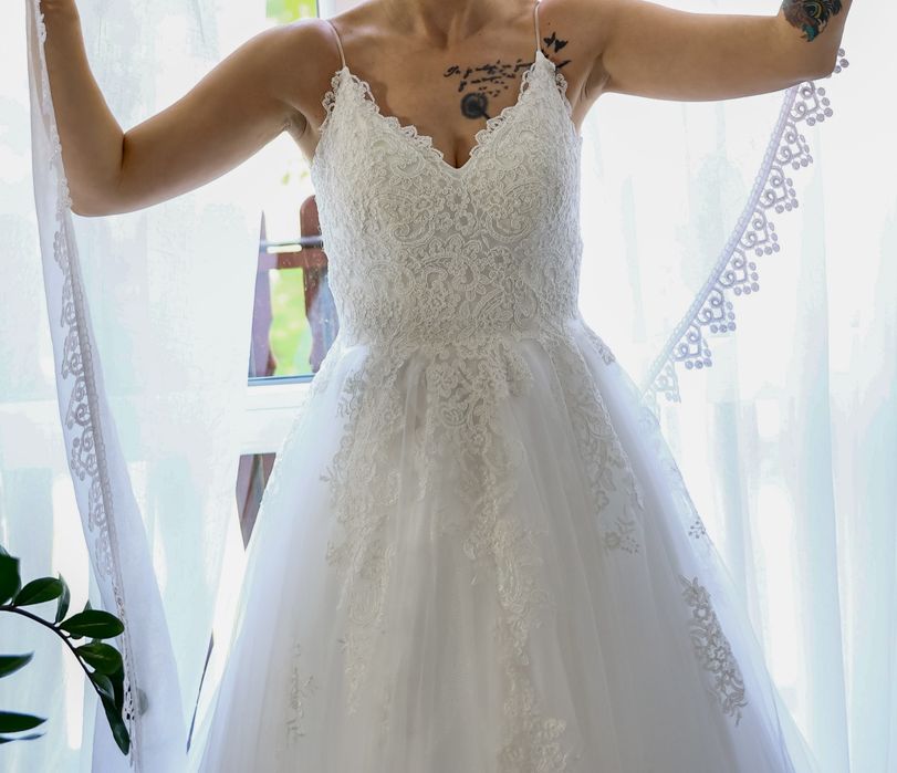 Suknia ślubna roz.36