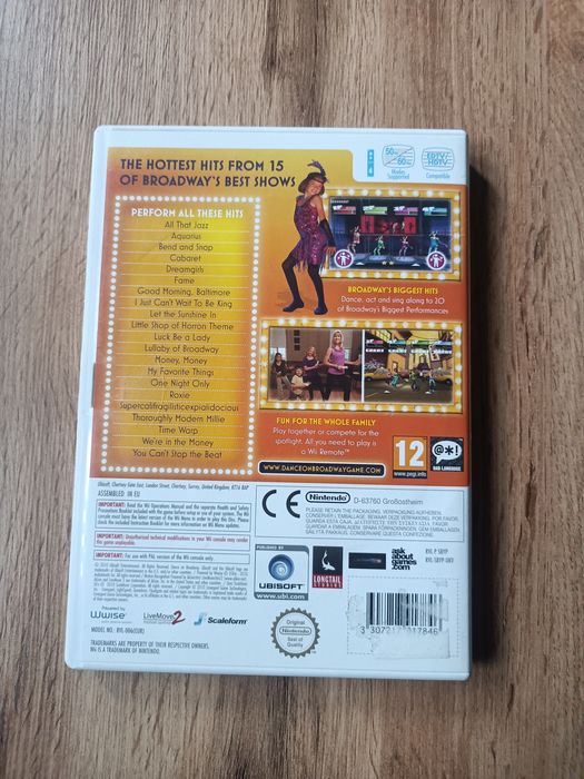 Dance on Broadway Nintendo Wii