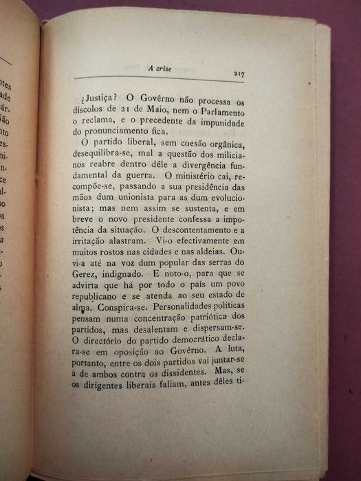 Depois de 21 de Maio - Bernardino Machado