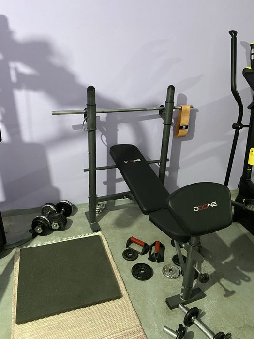 Banco musculacao e alteres