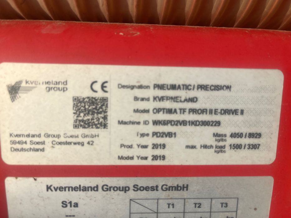 Kverneland Optima HD E-drive 8 rzędów