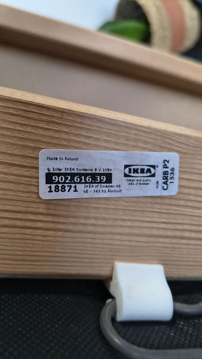 Kanapa sofa skórzana ikea skogaby szara skóra