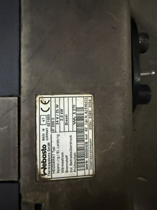 Автономка Webasto Air Top 2000 D