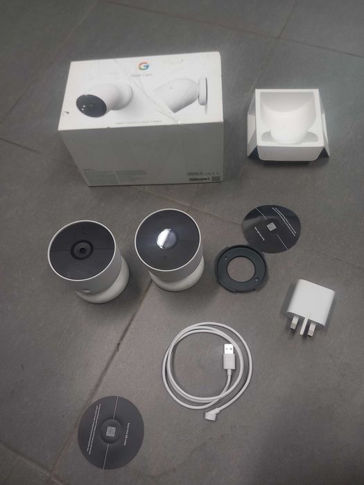 Kamery monitoringu kompaktowe Google IP NestCam 2 sztuki