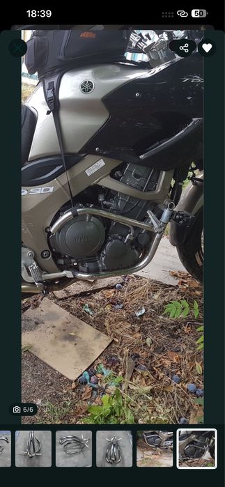 Захисні дуги, захист двигуну yamaha tdm 900