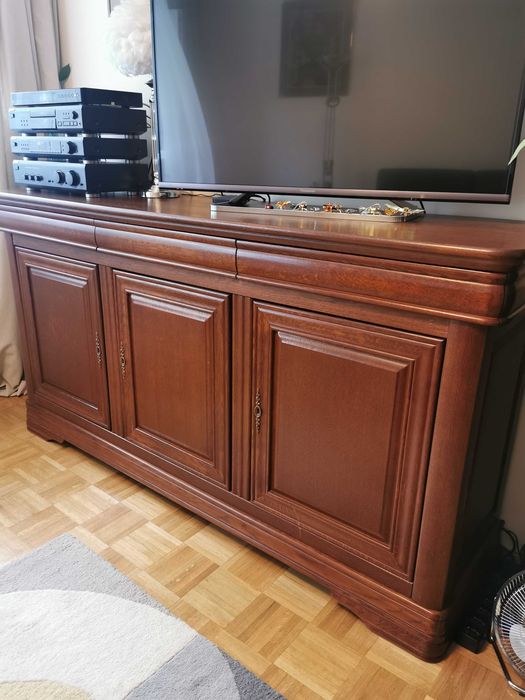 Komoda kredens dębowa dąb duża