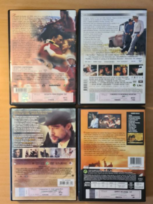 4 filmes westerns em DVD