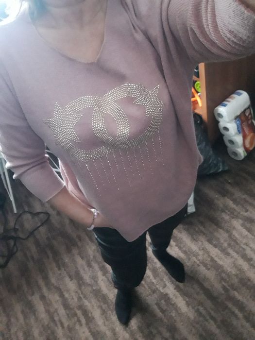 Bluzka damska sweterek oversize L/XL