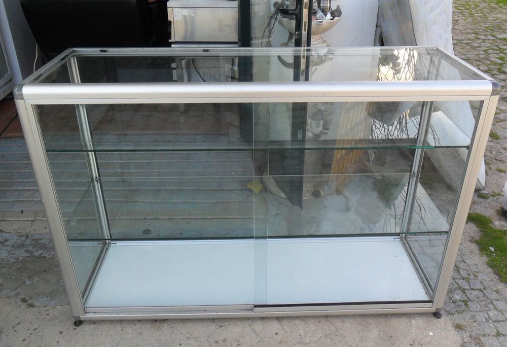 Balcão / vitrine expositor (ver descrição)