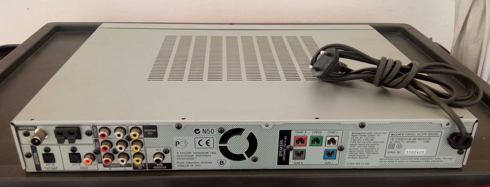 Amplificador Sony STR-KSL600 (para peças)