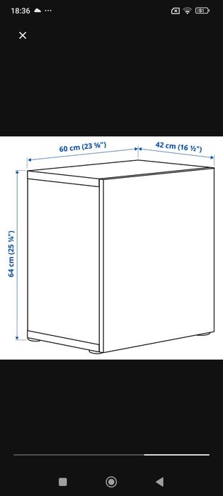 Zestaw szafek modułowych Ikea model Besta