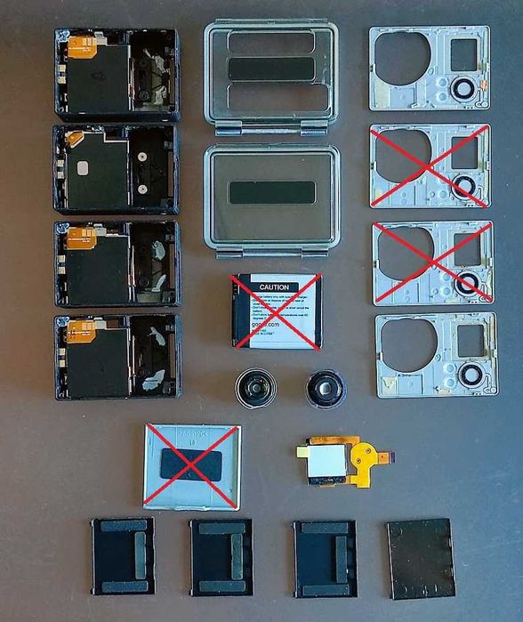 Peças substituição modelos antigos GoPro