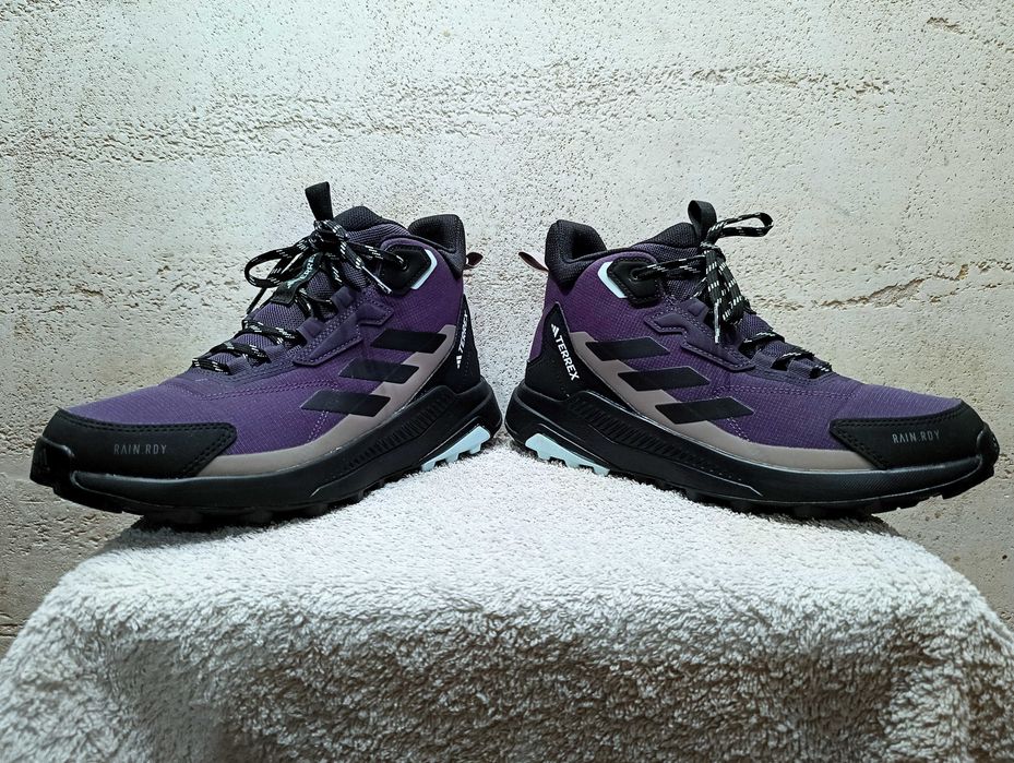 ADIDAS TERREX ANYLANDER MID RAIN.RDY r.40 fioletowe stan idealny