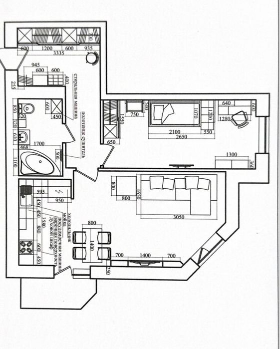 2-к квартира 68 м² | дизайнерський ремонт | новобудова | Головка, 19