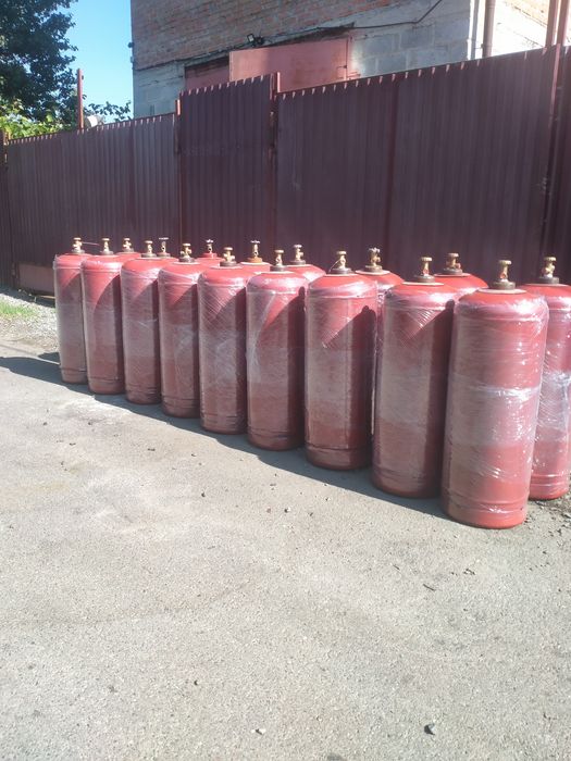 балони пропанові атестовані 50л.27л. з новим вентелем з доставкою